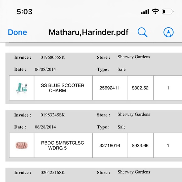 Tiffany & Co Rubedo Sommerset Mesh Ring - Size 5 - Picture 8 of 10
